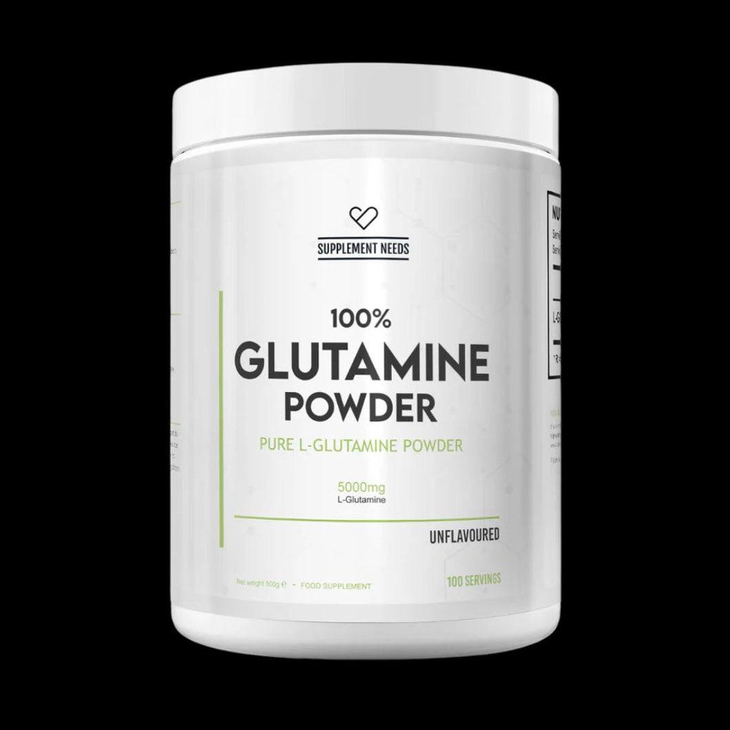 Supplement Needs 100% Glutamine Powder